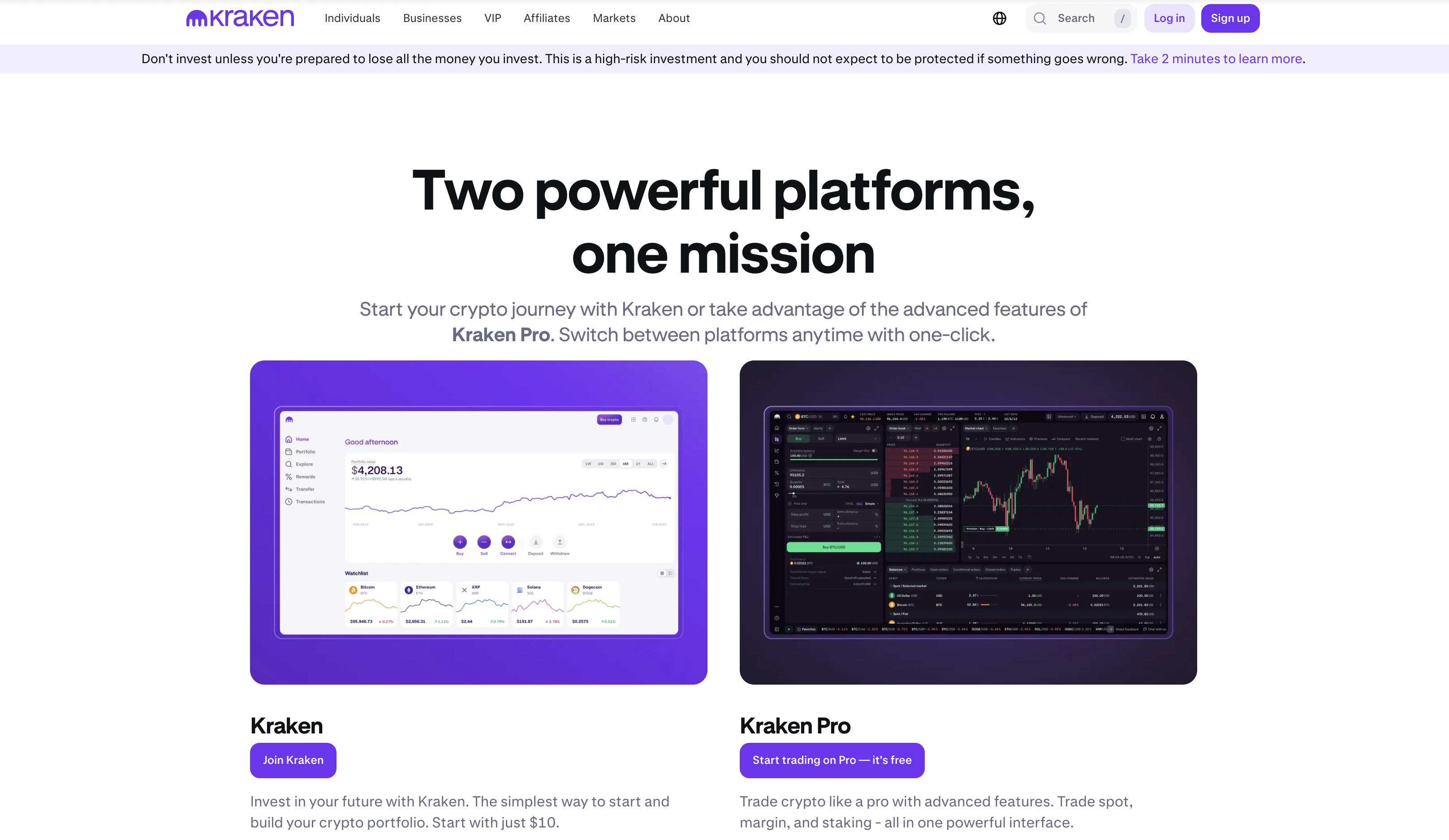 kraken trading platform