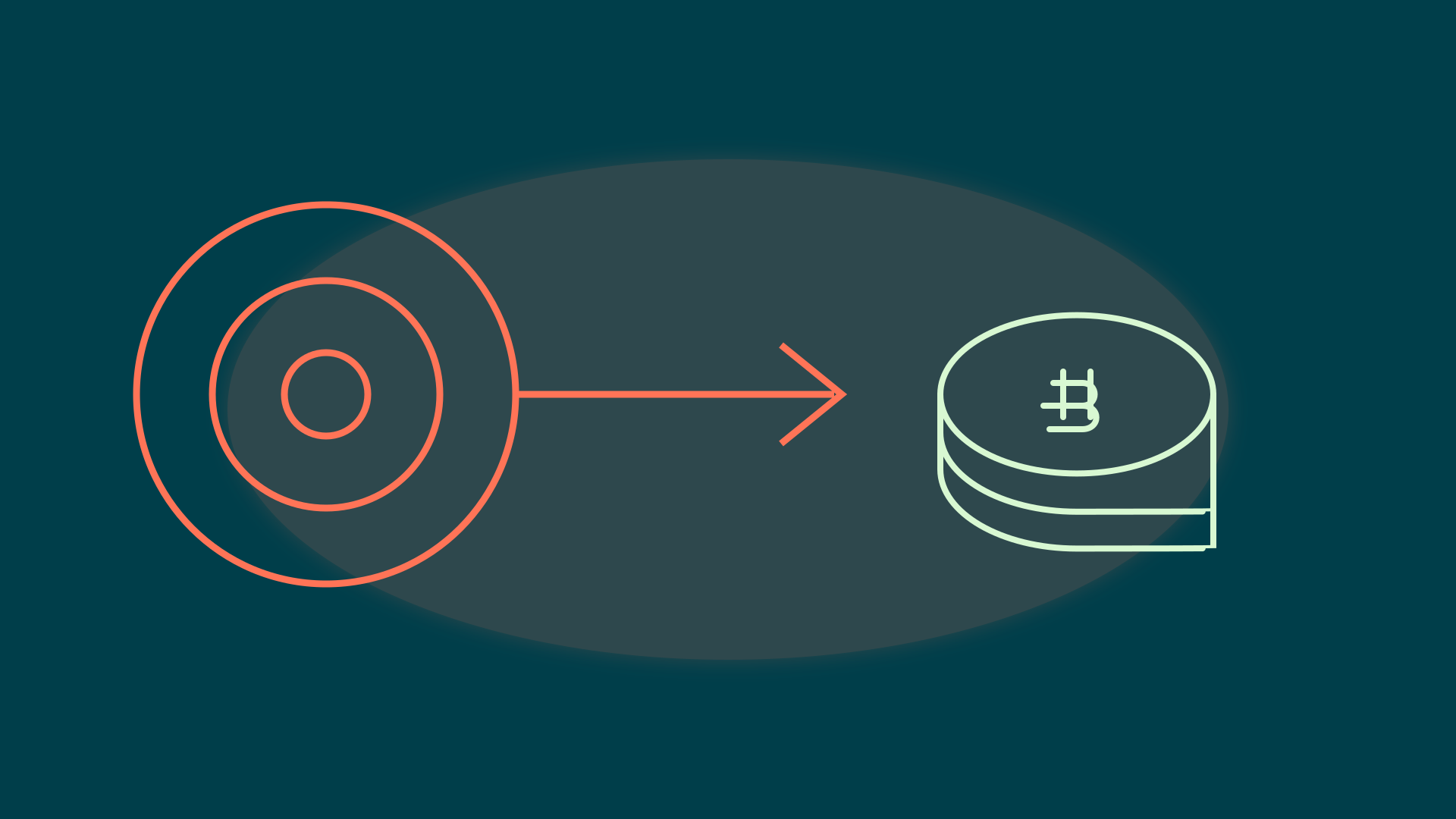 Ledn and Aave crypto lending models represented by Bitcoin, a bank transfer and a DeFi liquidity pool