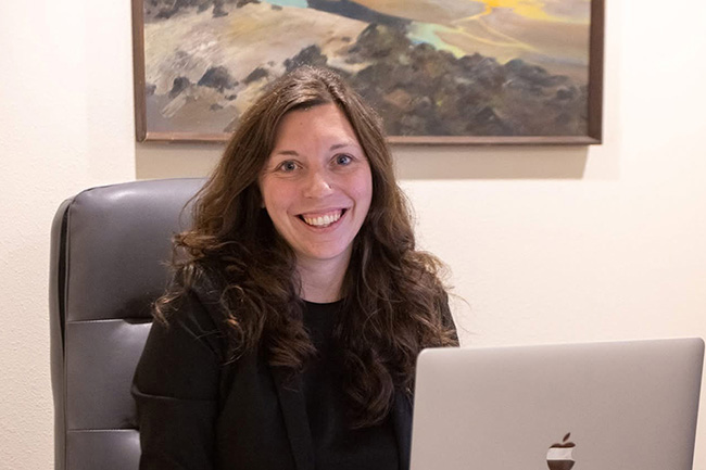 Lindsey Cherpes at the Astoria, Oregon SKH office