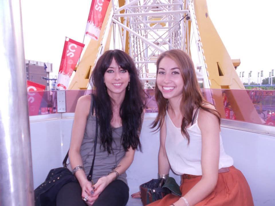 My sister Emily and I.