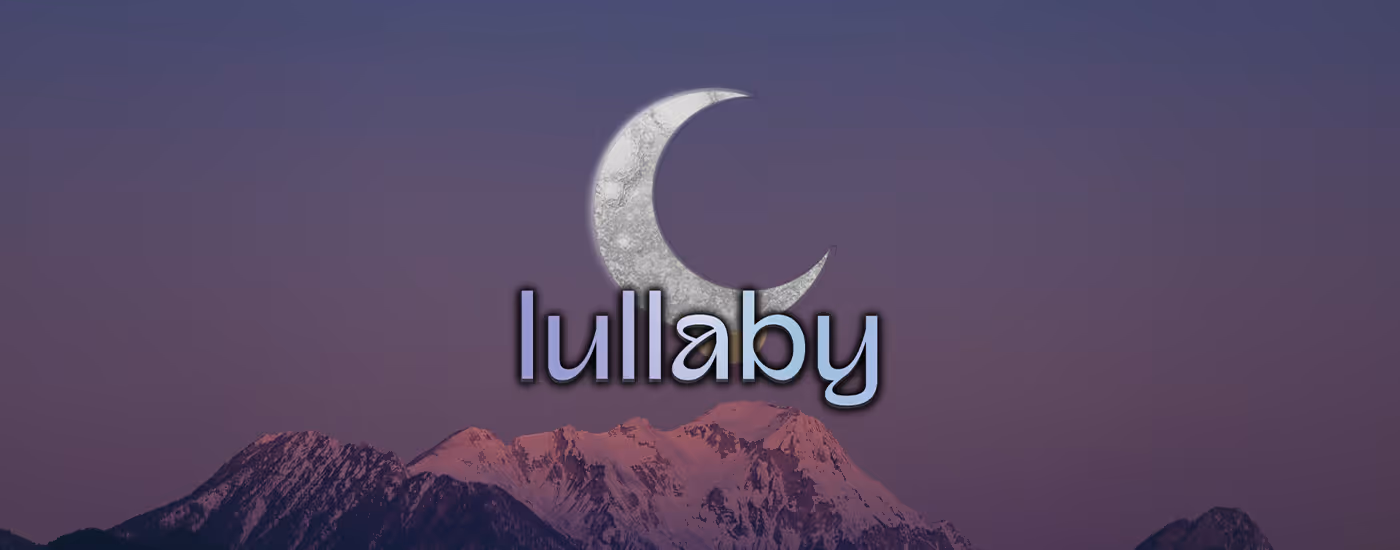 Lullaby Sleep Sounds app banner