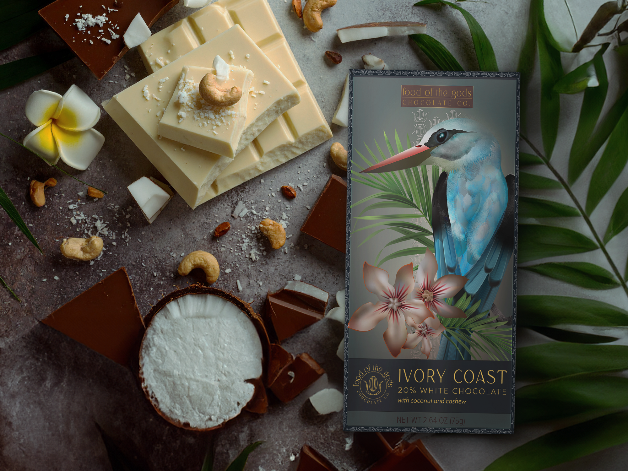 Food of the Gods Ivory Coast mockup © Mikhaila Shelle