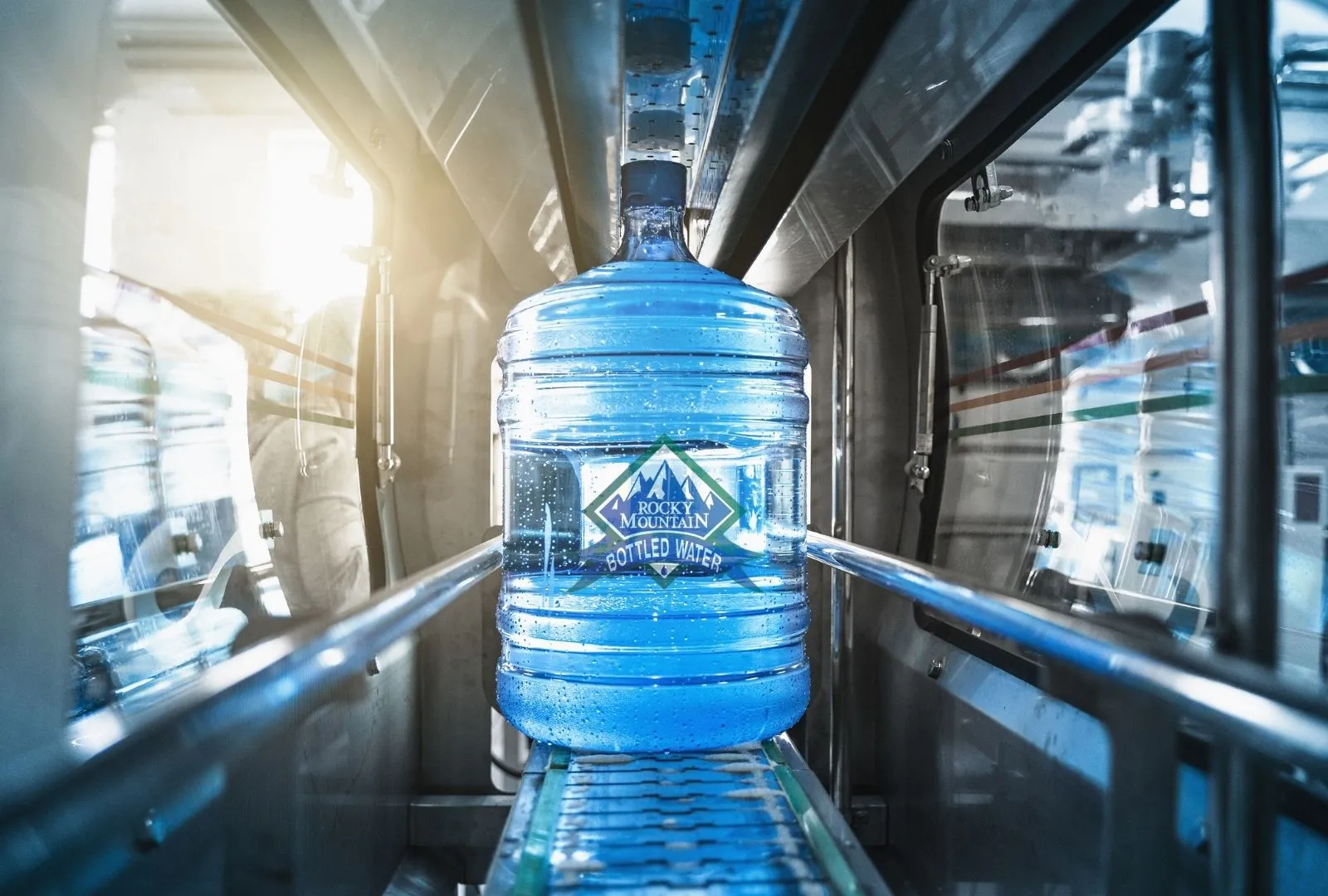 Bottled Water Assembly Line