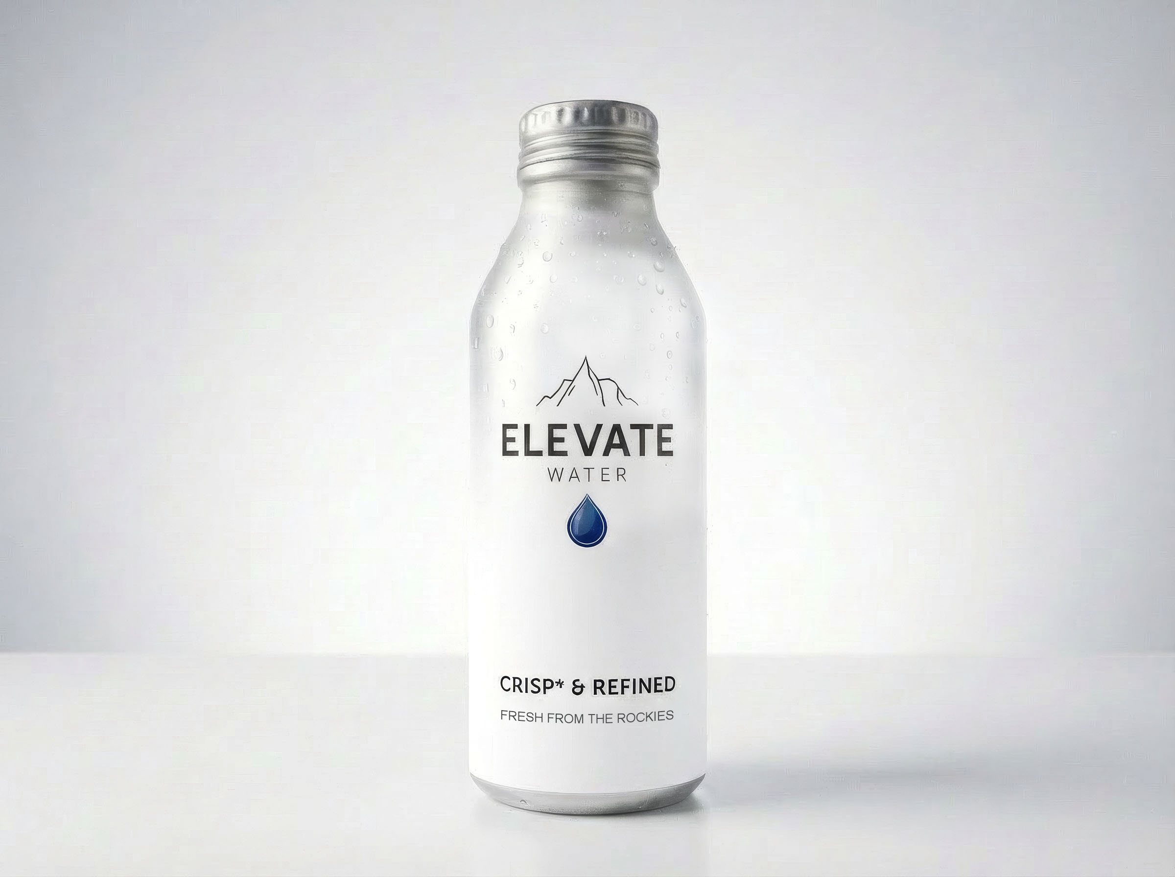 Custom Label Water with Aluminum Bottle