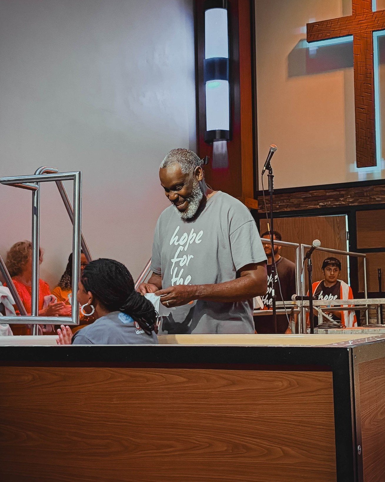 Easter worship at Idlewild at The Springs — stylized illustration