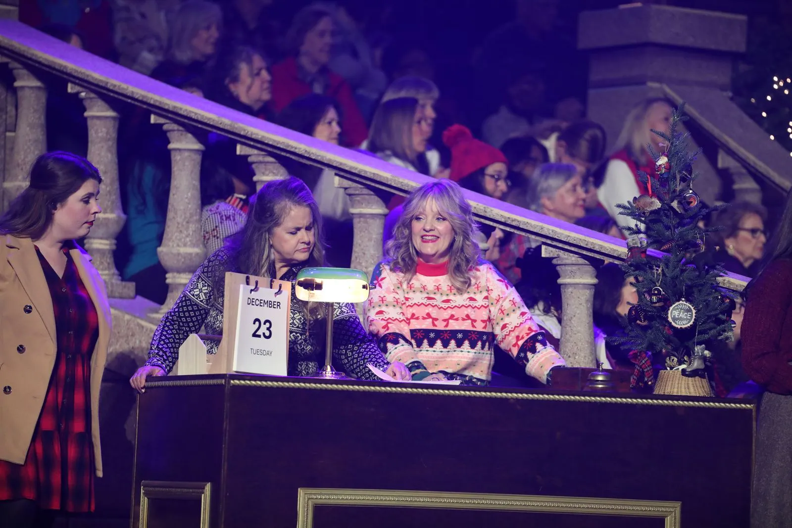 A scene from the Christmas drama