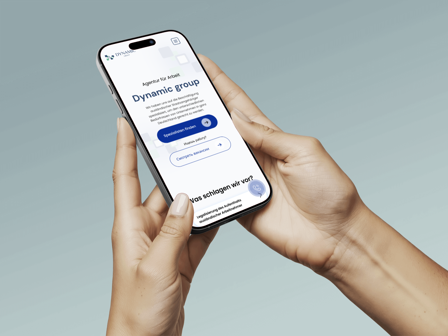 E-commerce website design for scented candle brand