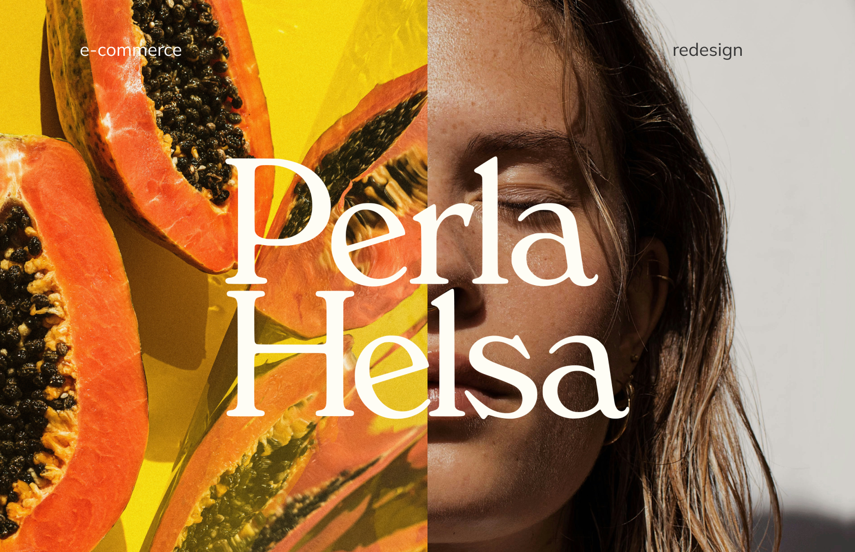 E-commerce website design for scented candle brand