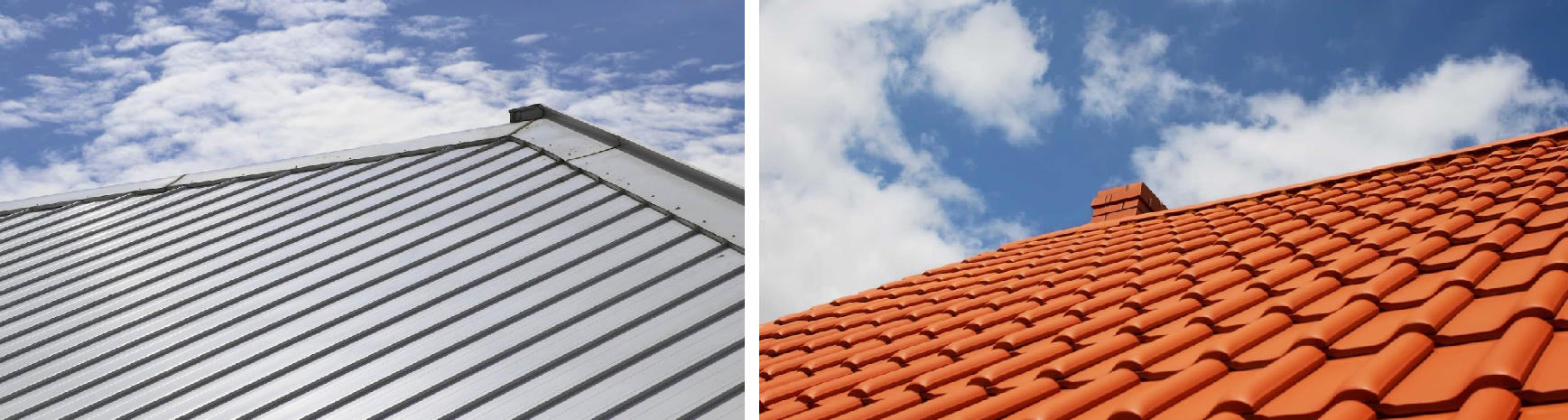 metal roofing vs tile roofing