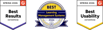 recent awards given to Absorb LMS: G2 - Best Results Mid-Market, Spring 2025. TrustRadius - Top-Rated 2024. G2 - Best Usability Enterprise, Spring 2025