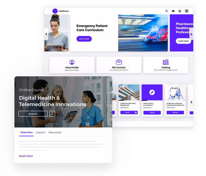 Healthcare Homepage Hero