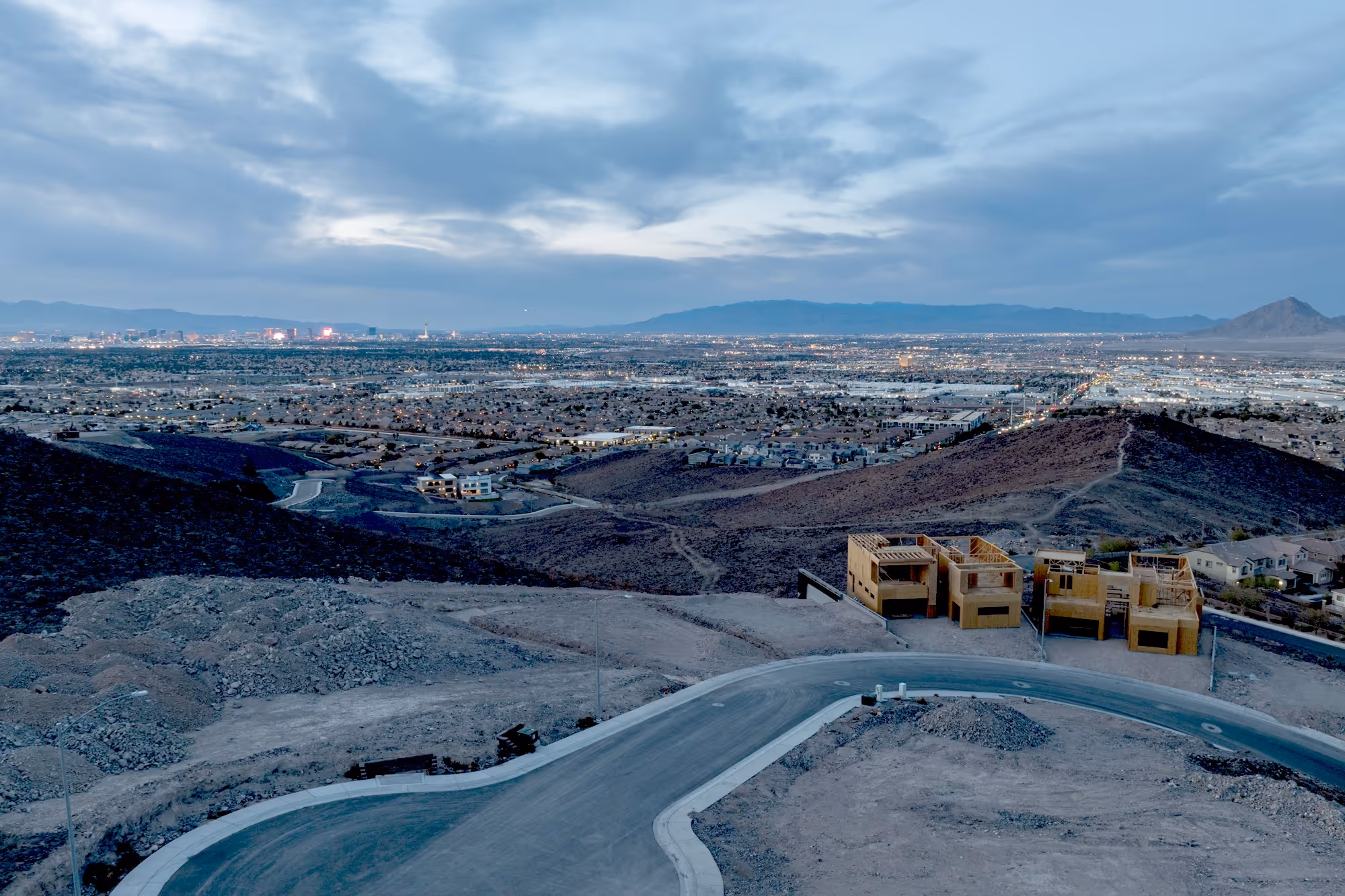 A view of the Alta Vista cul-de-sac