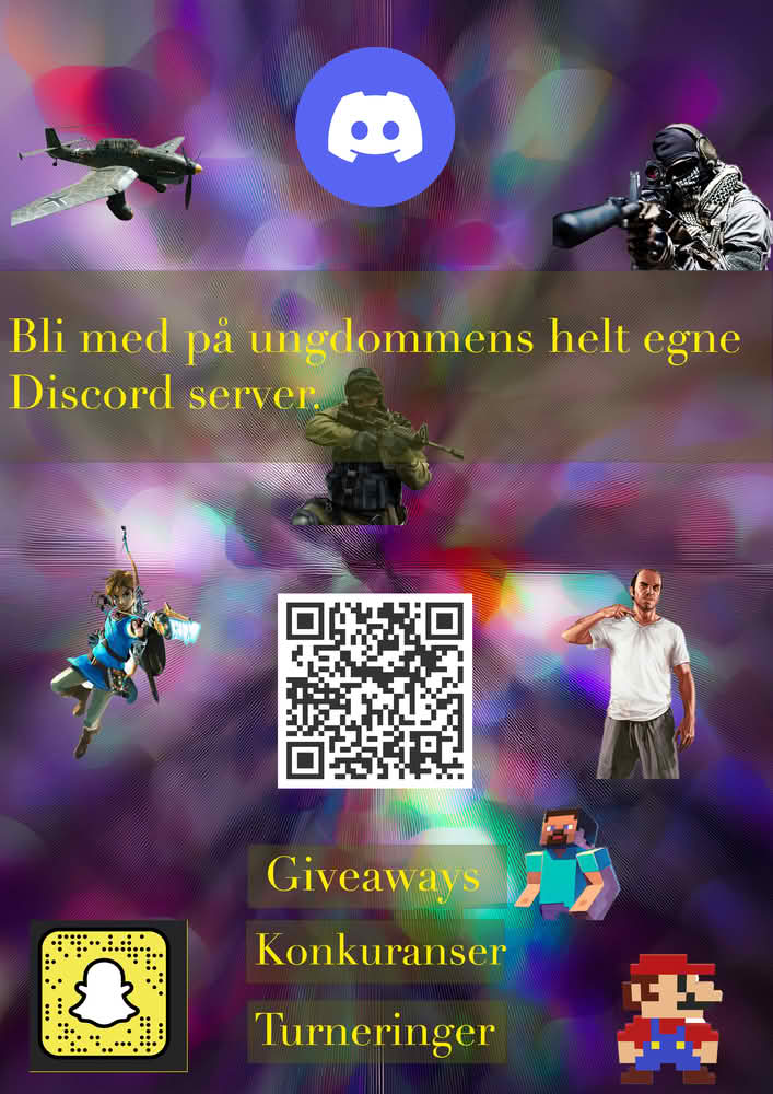 Bli med på Discordserveren for balsfjordungdommen. 