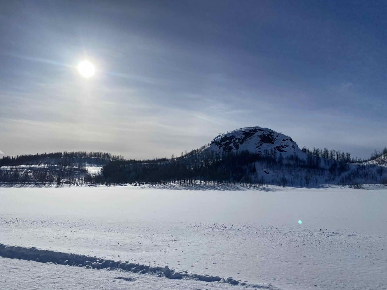 Den samiske offerstedet Stábba i Malangen i Balsfjord. Foto: privat