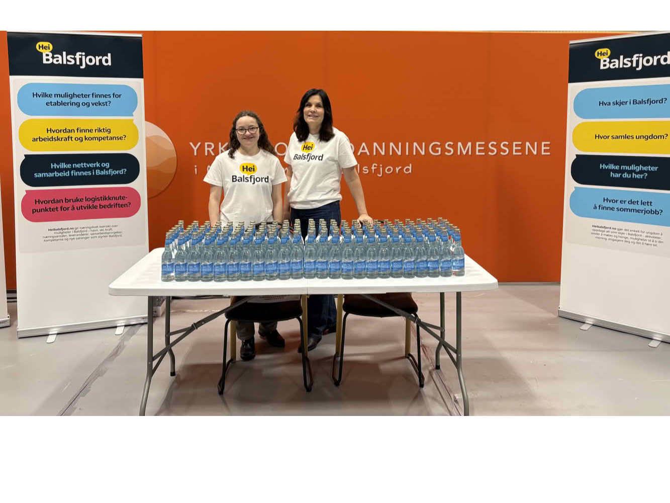 HeiBalsfjord på utdanningsmessa Nordkjosbotn. Foto. HeiBalsfjord