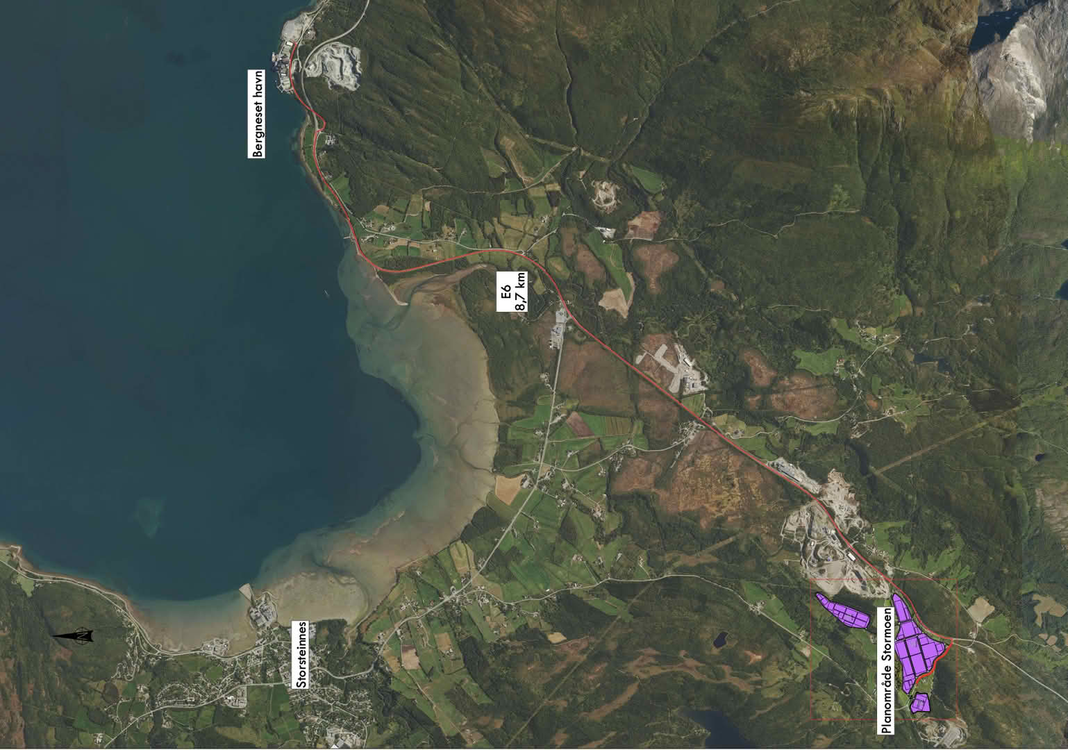 Bergneset havn bygges ut med ny kai og mer næringsareal