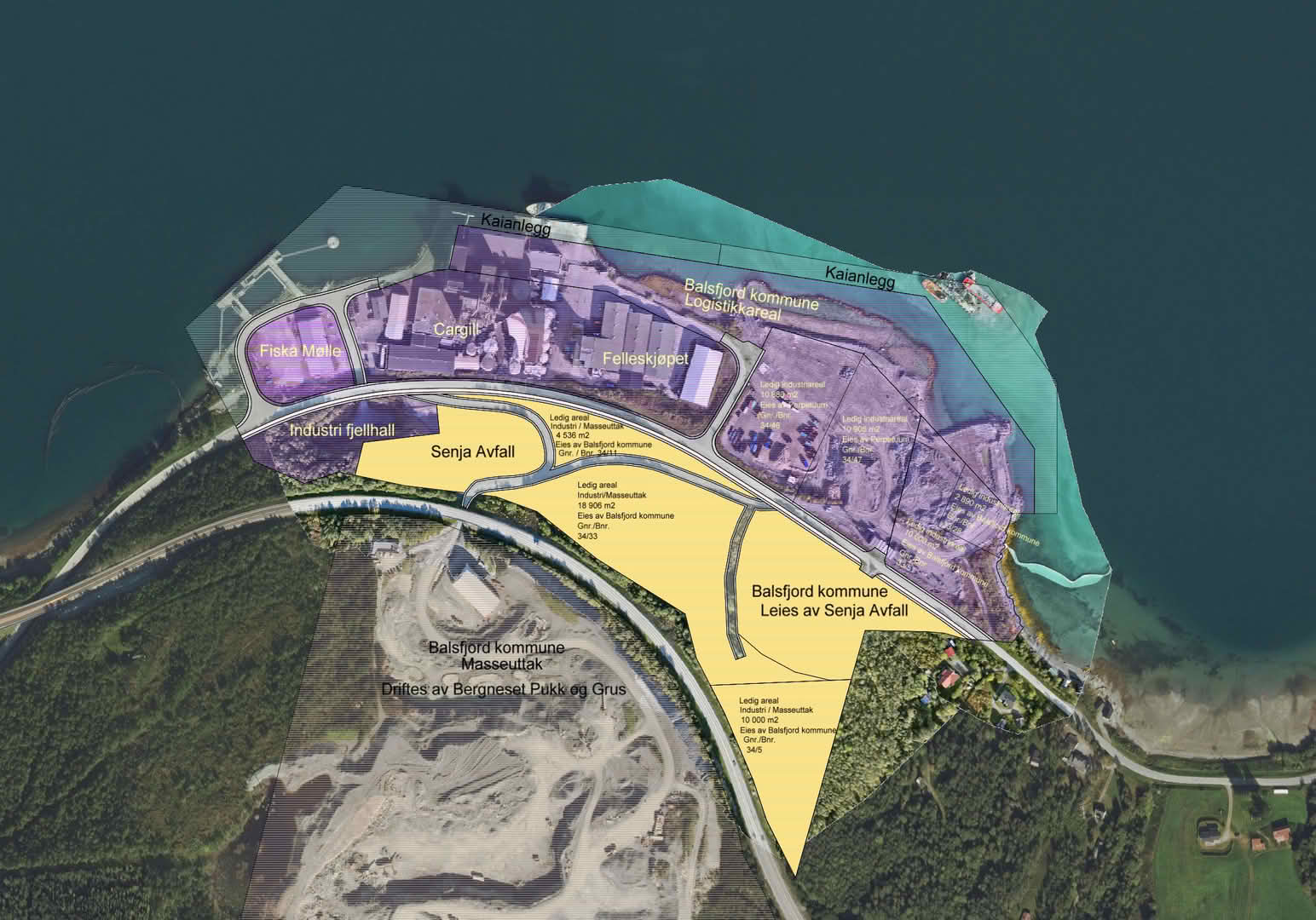 Bergneset havn bygges ut med ny kai og mer næringsareal