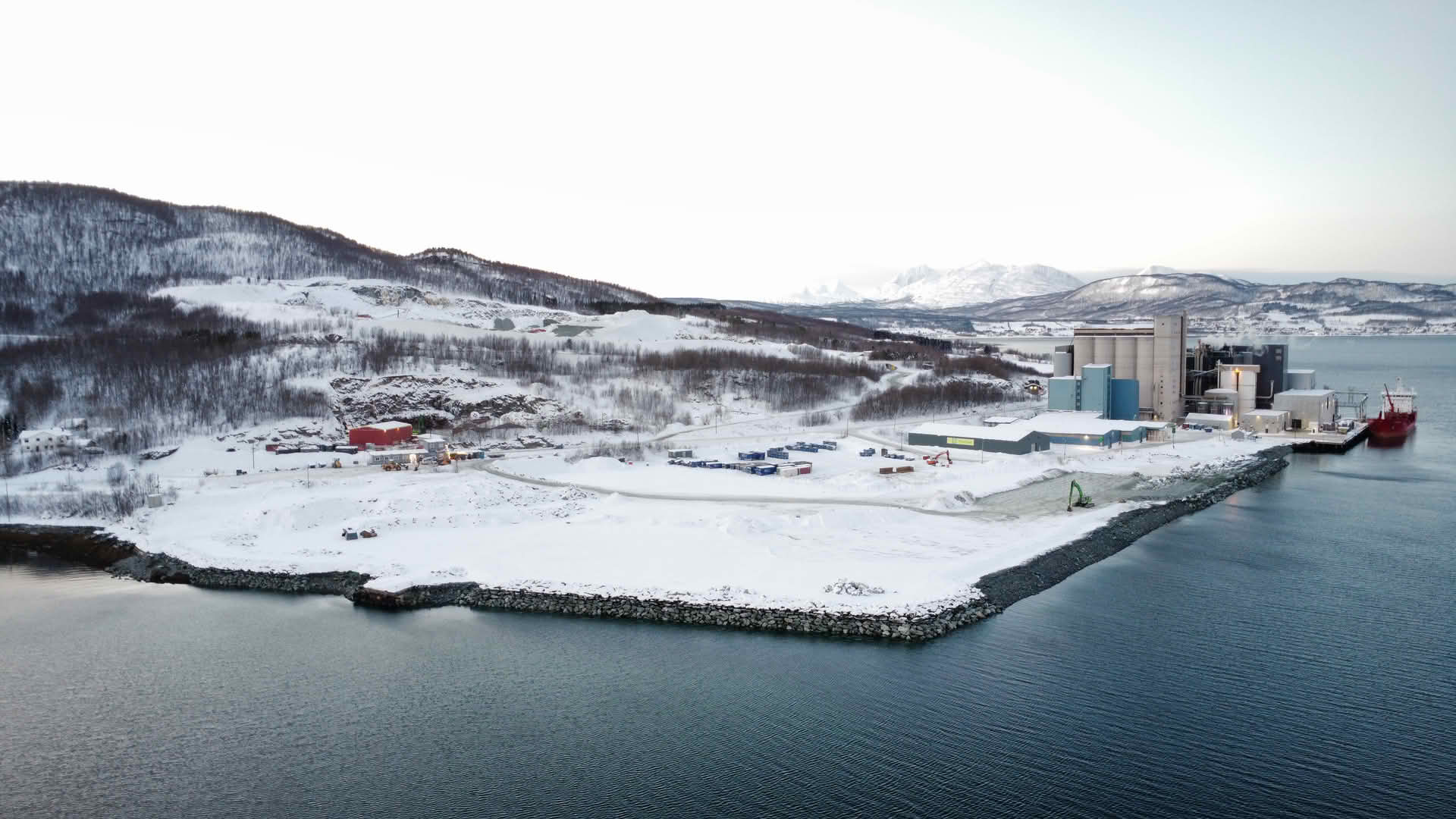 Bergneset havn bygges ut med ny kai og mer næringsareal