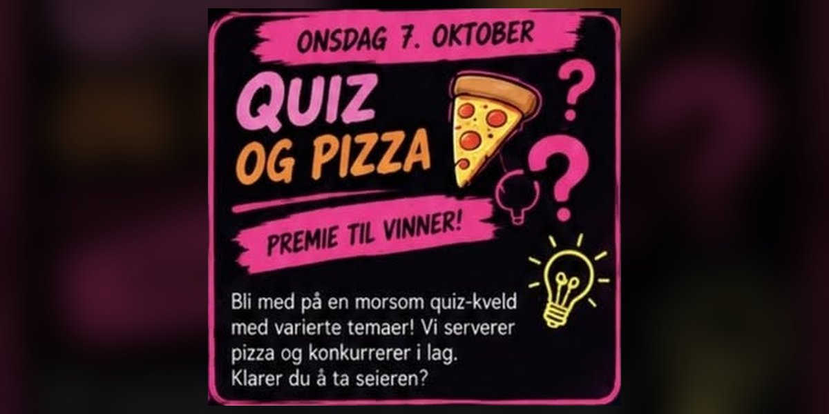 Quiz og pizza