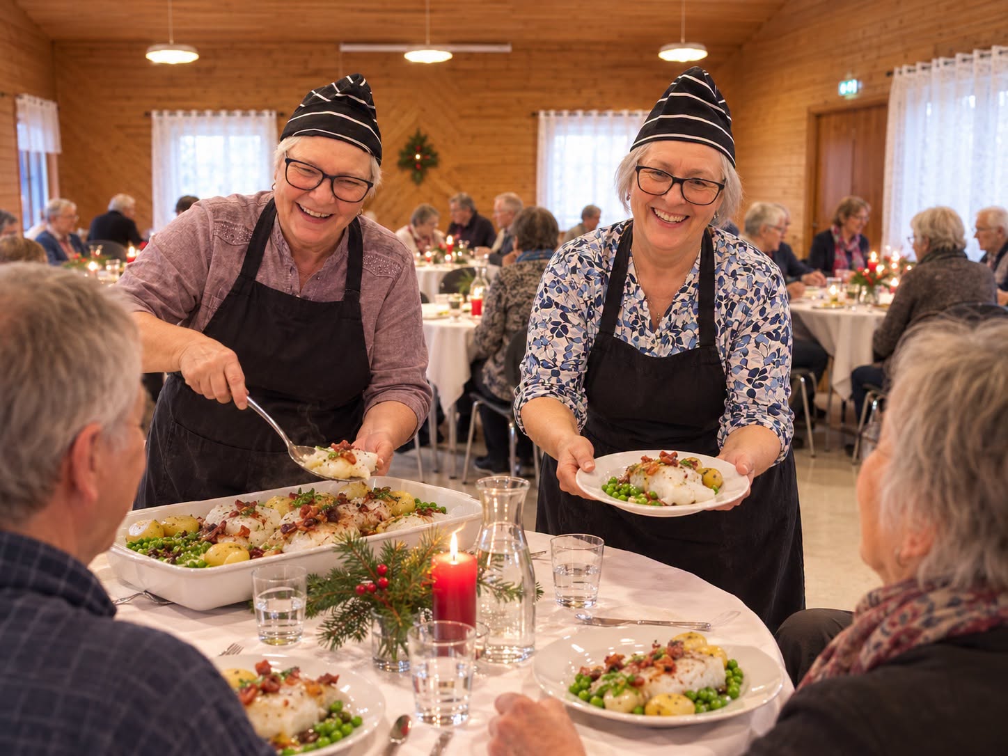 Bygdekafe me lutefisk