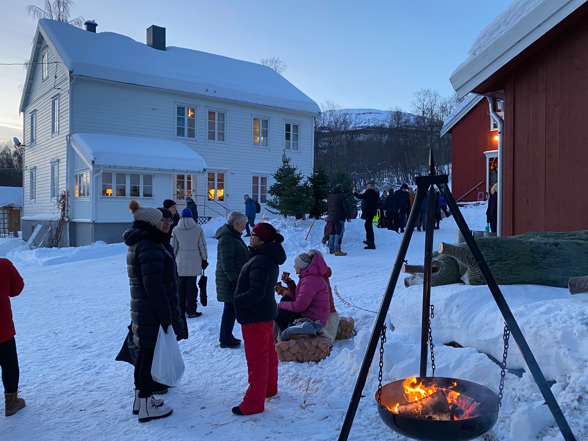 Julemarked gamle prestegården på Tennes