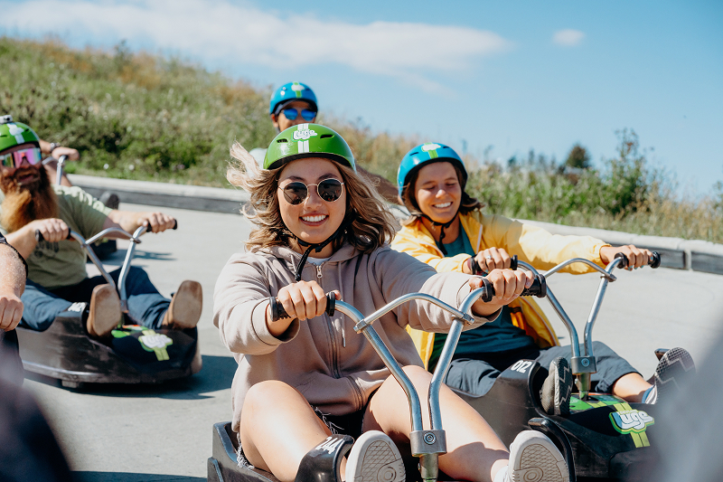 Downhill Karting Green.