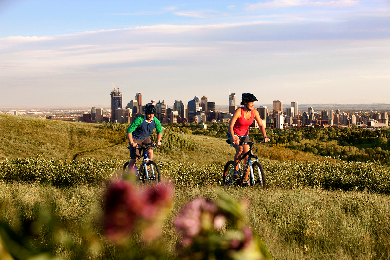 Nose Hill Park Green.