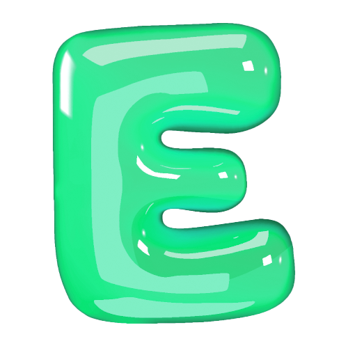 Letter E