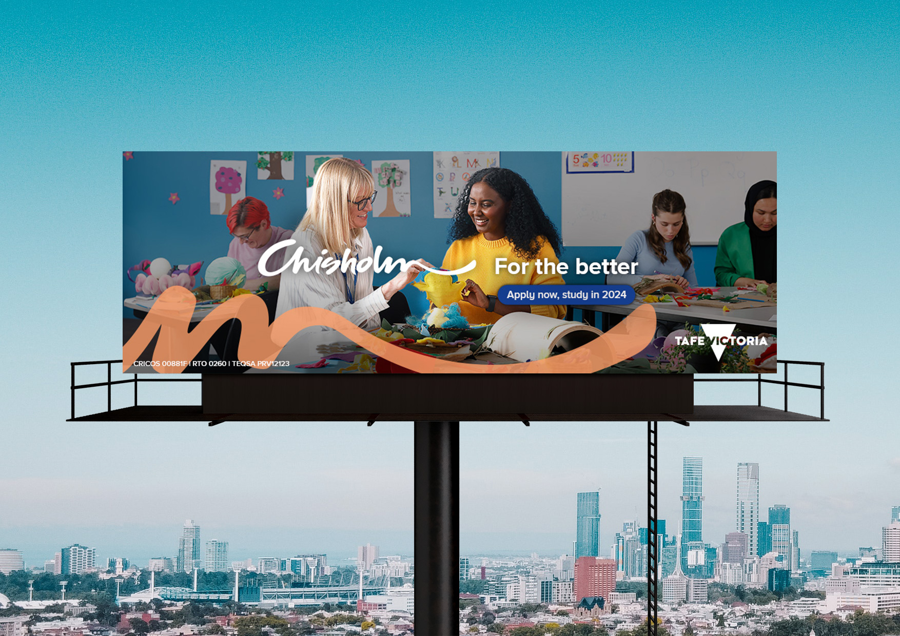 The Fuel Agency Chisholm For the Better Advertising Campaign Billboard