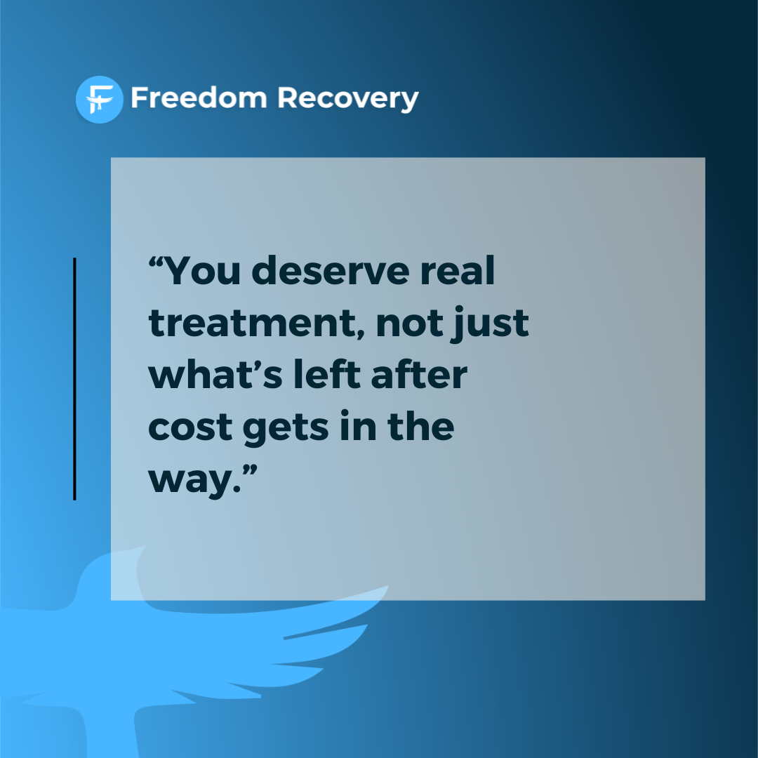 A graphic image emphasizing that people recovering from addiction deserve quality treatment, underscoring the need for Medicaid-covered PHP in Idaho