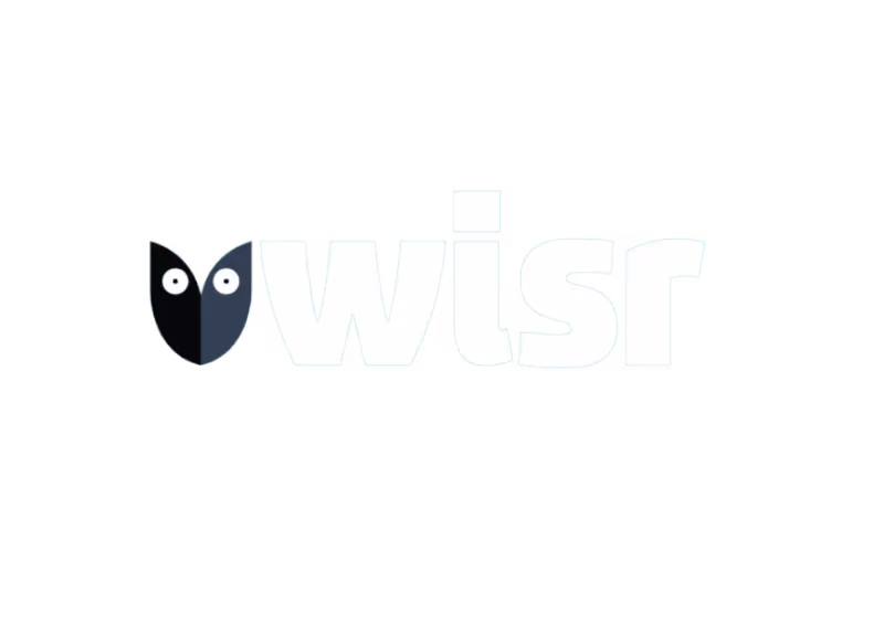 WISR logo with stylized owl eyes forming the letter W.