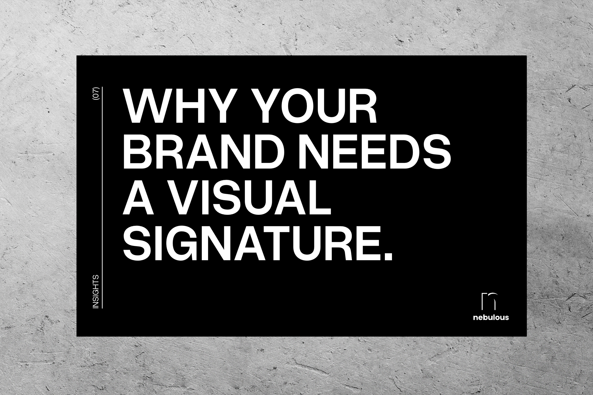 Why Your Brand Needs a Visual Signature.