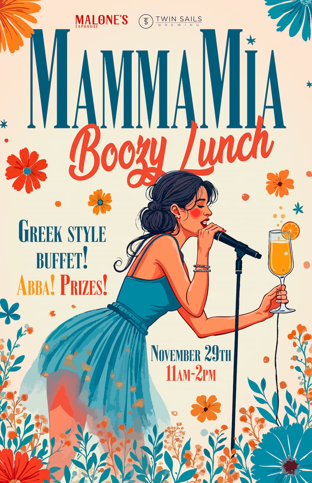 Mamma Mia Boozy Lunch