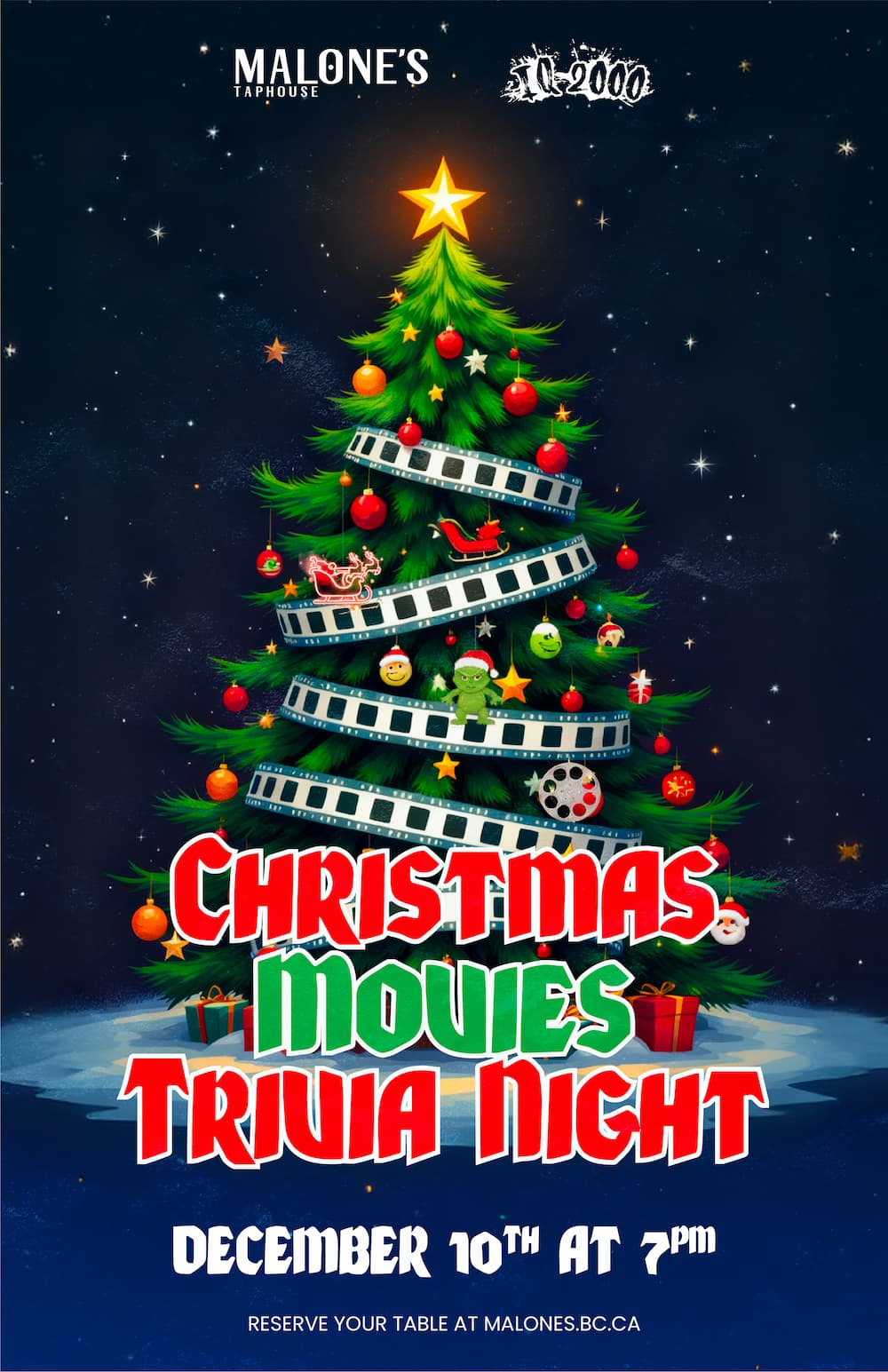 Christmas Movies Trivia Night