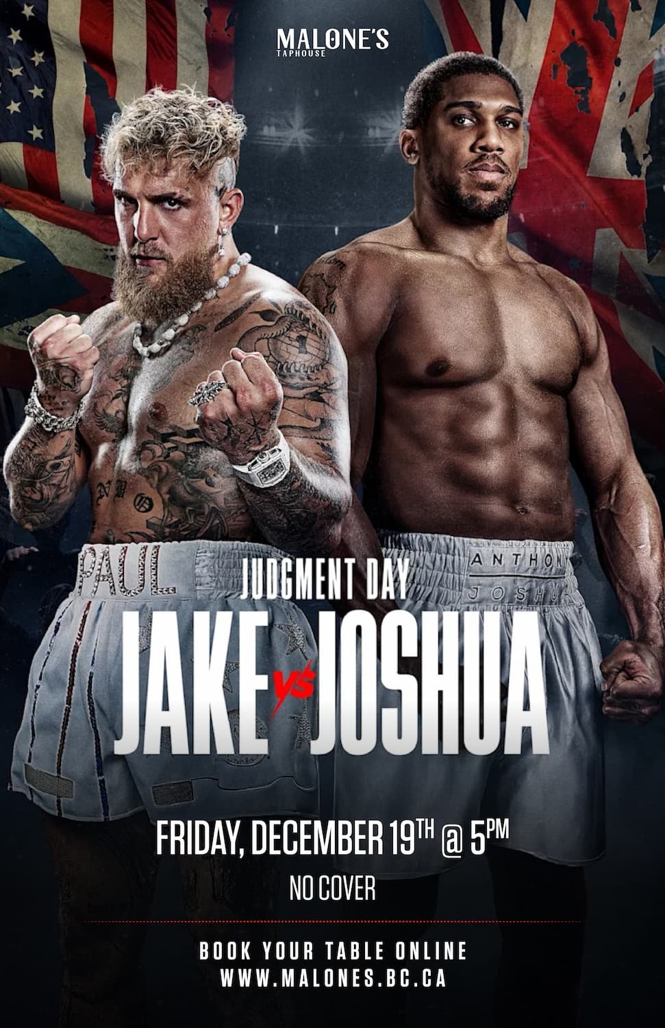 Jake Paul vs Anthony Joshua