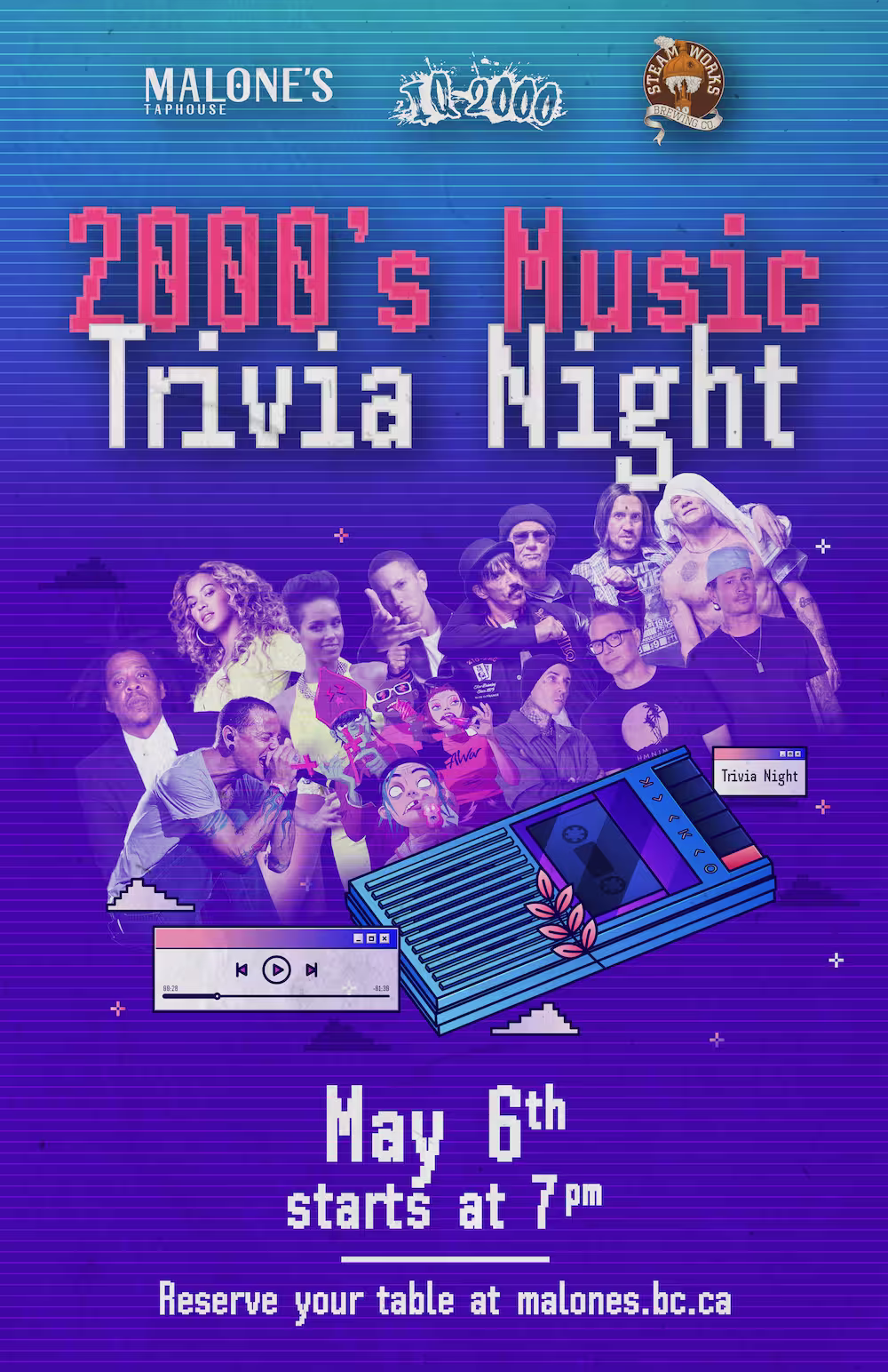 2000s Music Trivia Night