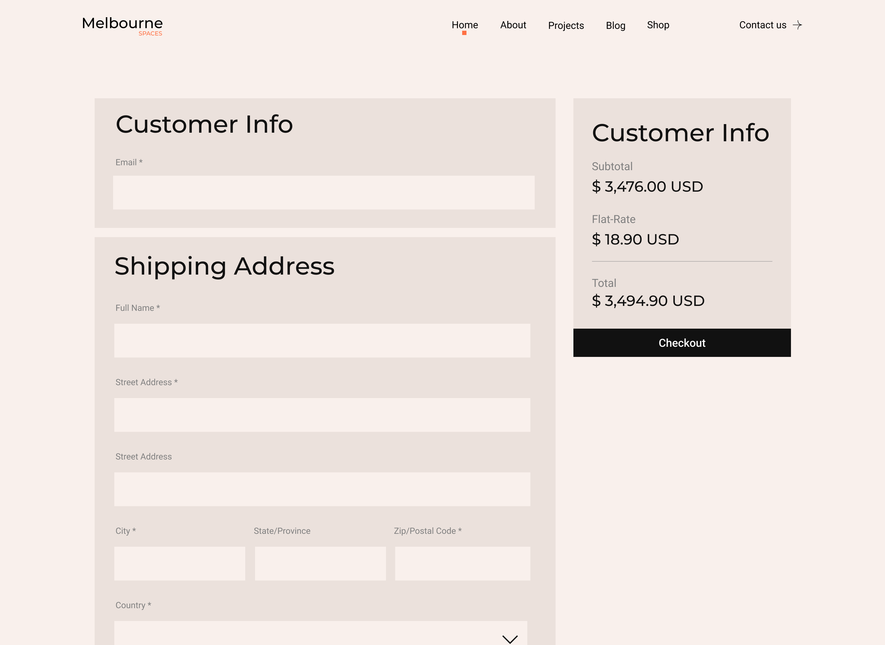 Interior Webflow Template Melbourne -Designed by Azwedo.com and Wedoflow.com