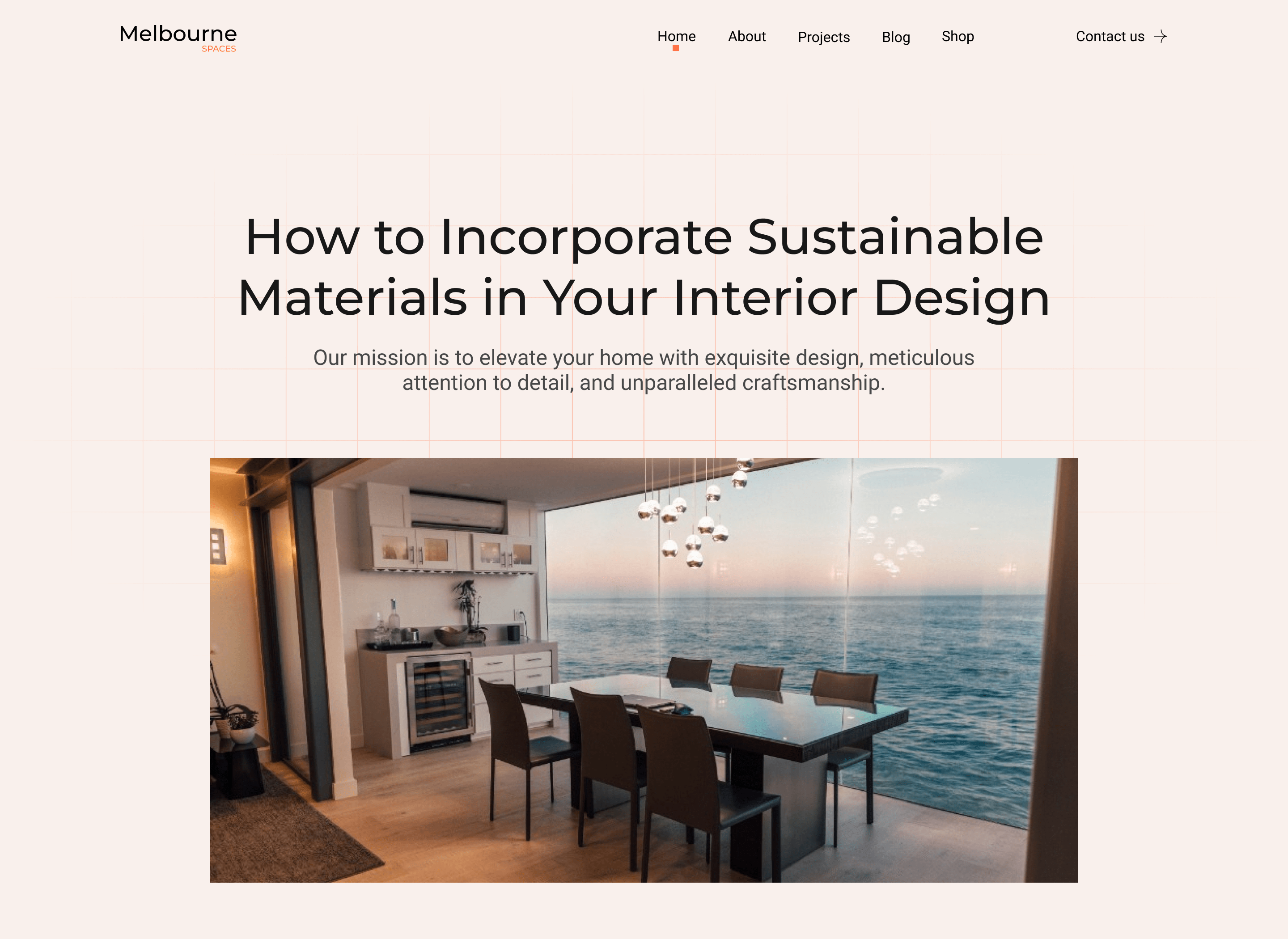 Interior Webflow Template Melbourne -Designed by Azwedo.com and Wedoflow.com