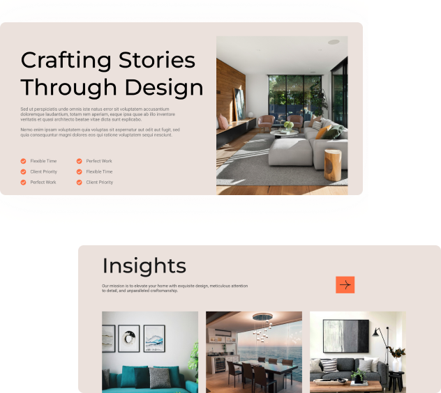 Interior Webflow Template Melbourne -Designed by Azwedo.com and Wedoflow.com