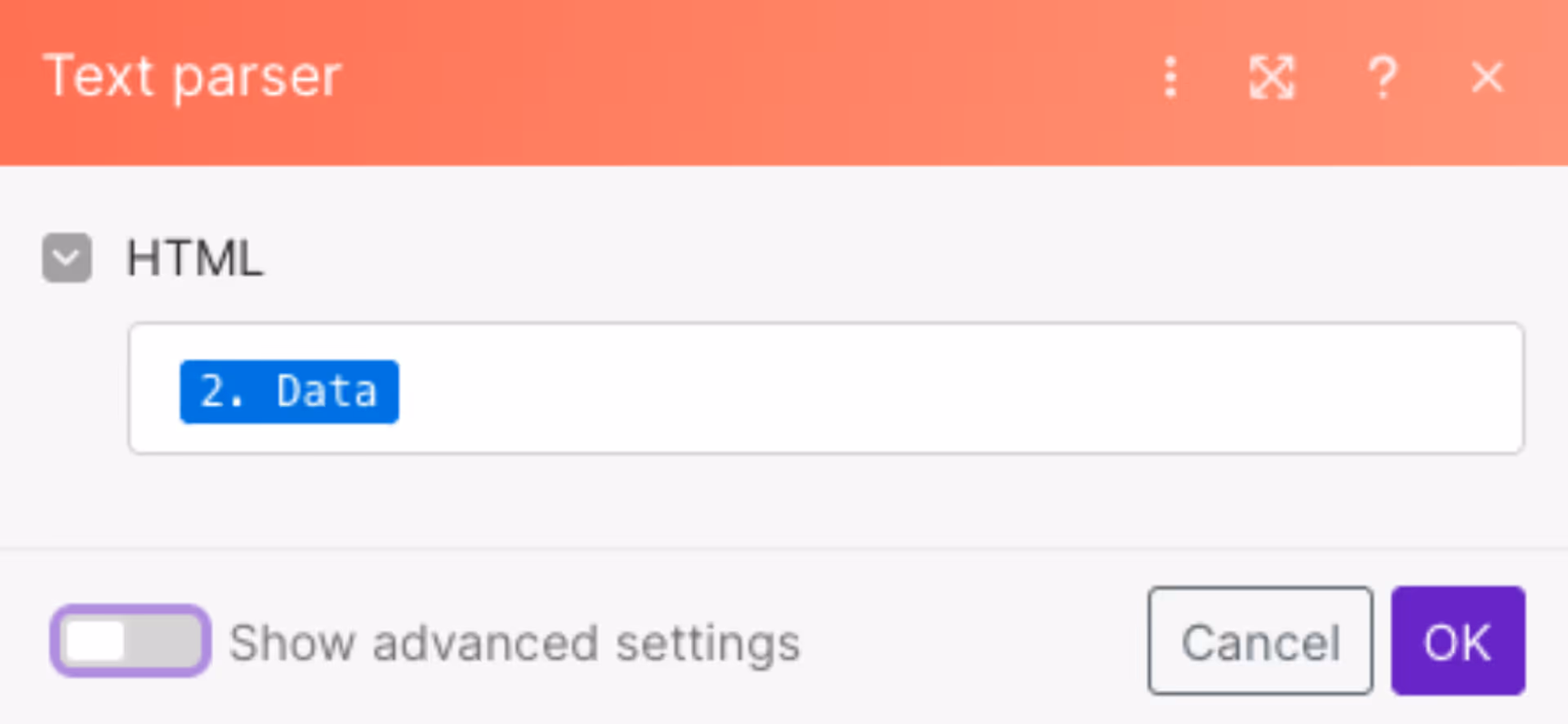 text parser