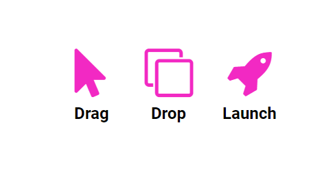Bbble.io Drag and Drop and Launch