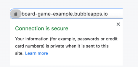 Bubble security