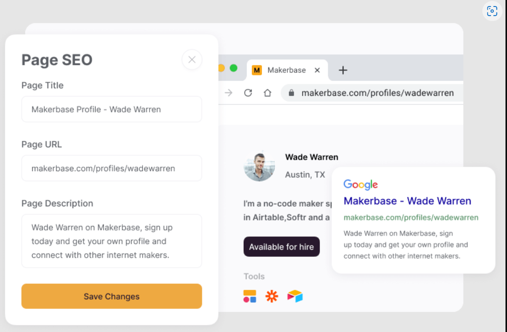 Top reasons to use Softr - SEO page