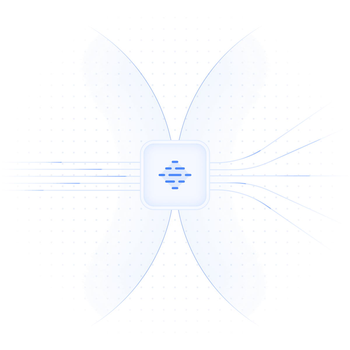 Network illustration representing operations control with real-time service monitoring and alerts