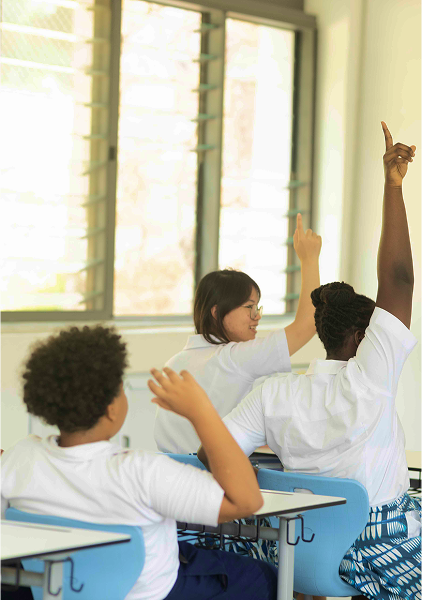 Secondary Students learning