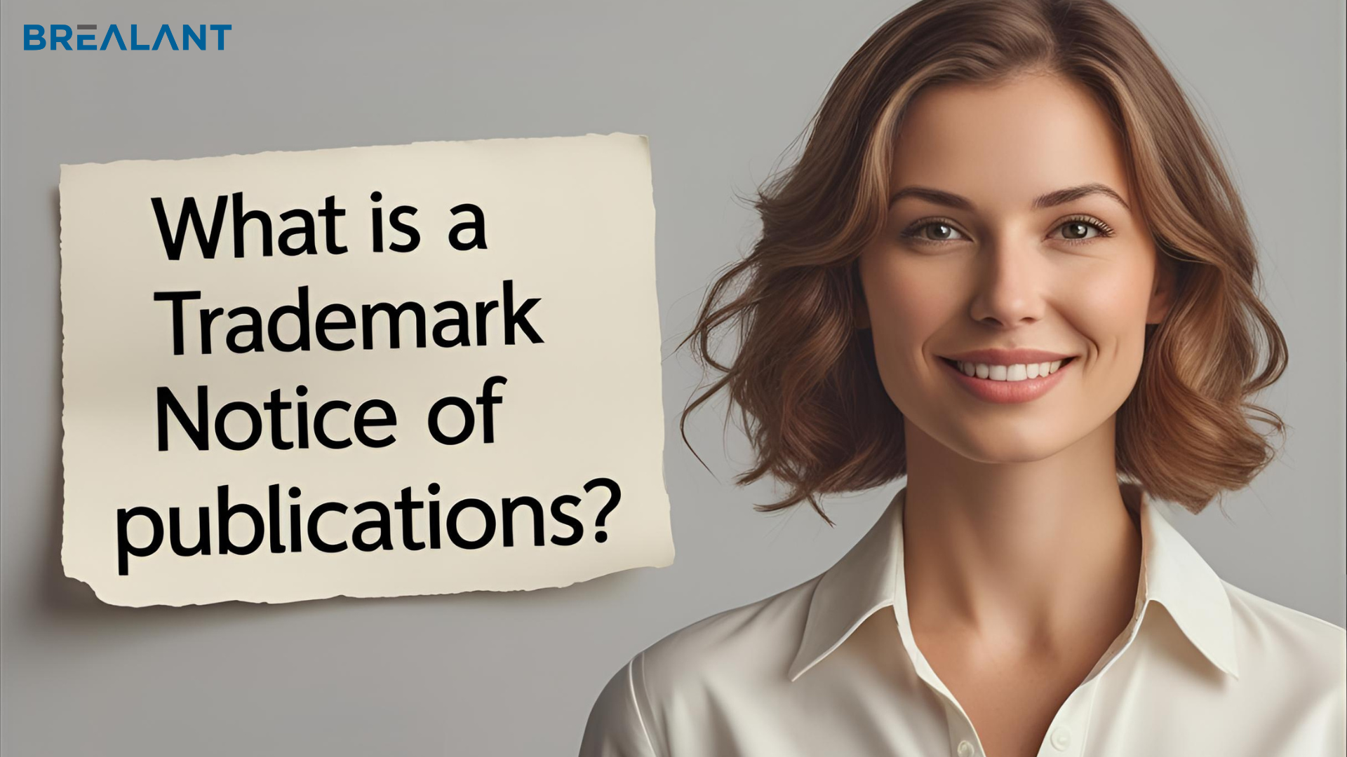 What is a trademark notice of publications?