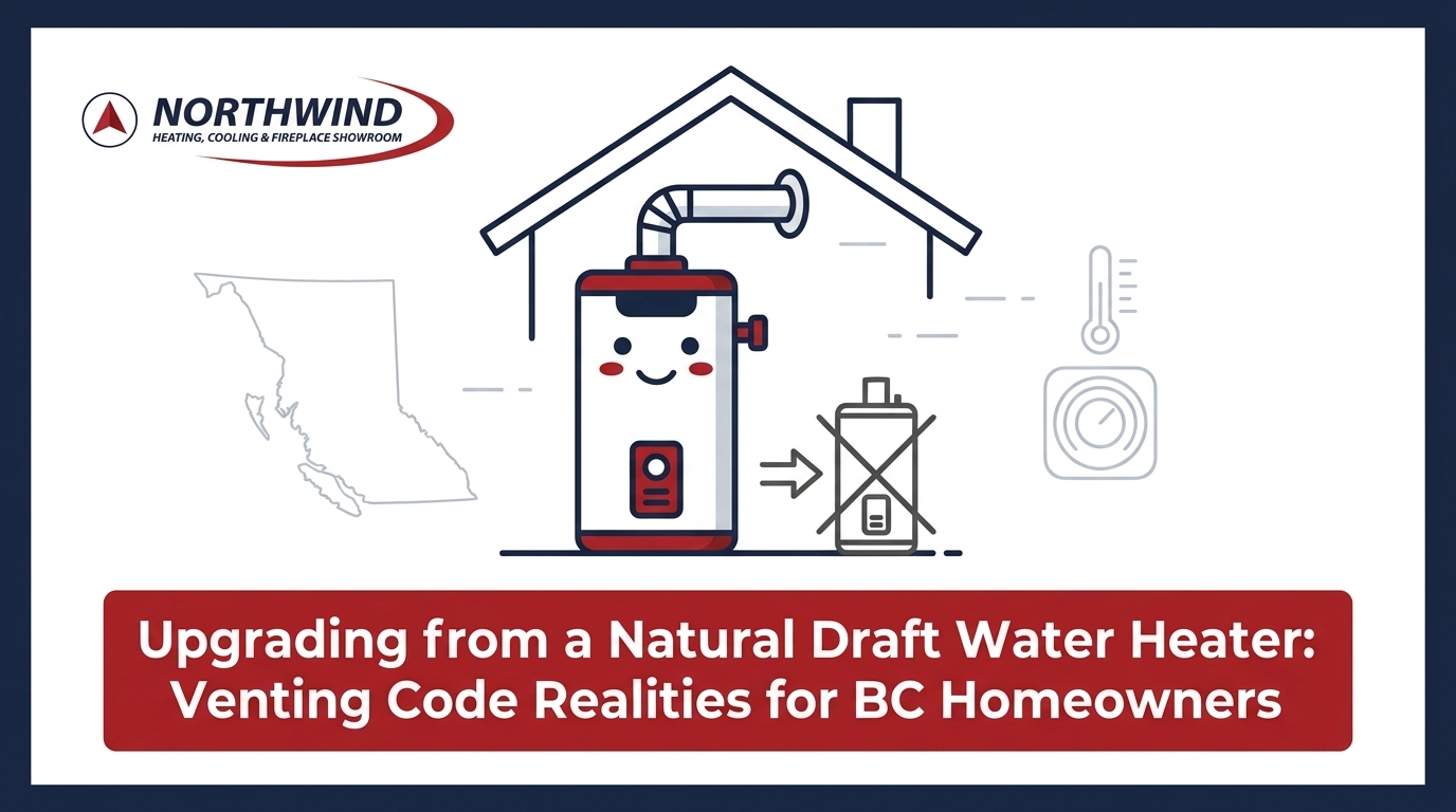 Upgrading from a Natural Draft Water Heater: Venting Code Realities for BC Homeowners