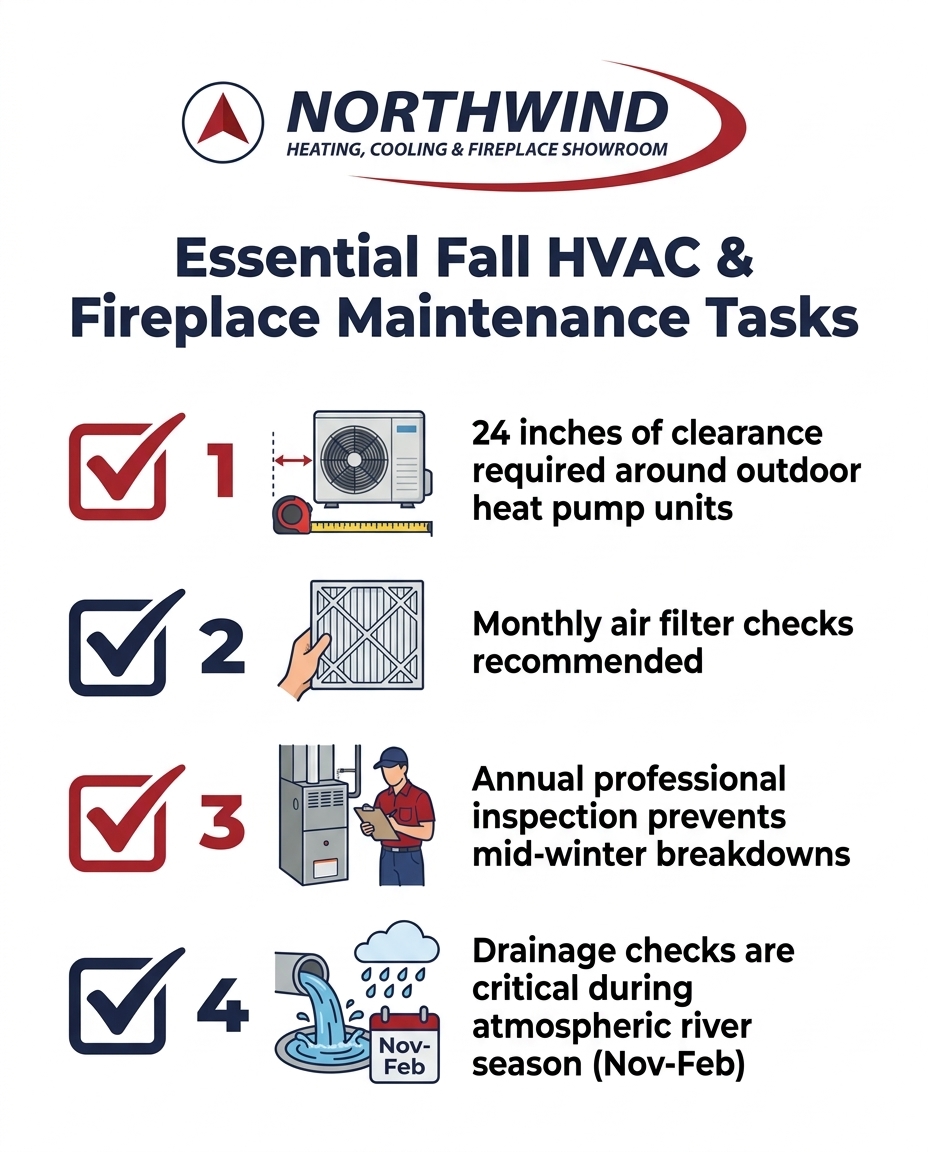 Essential Fall HVAC & Fireplace Maintenance Tasks