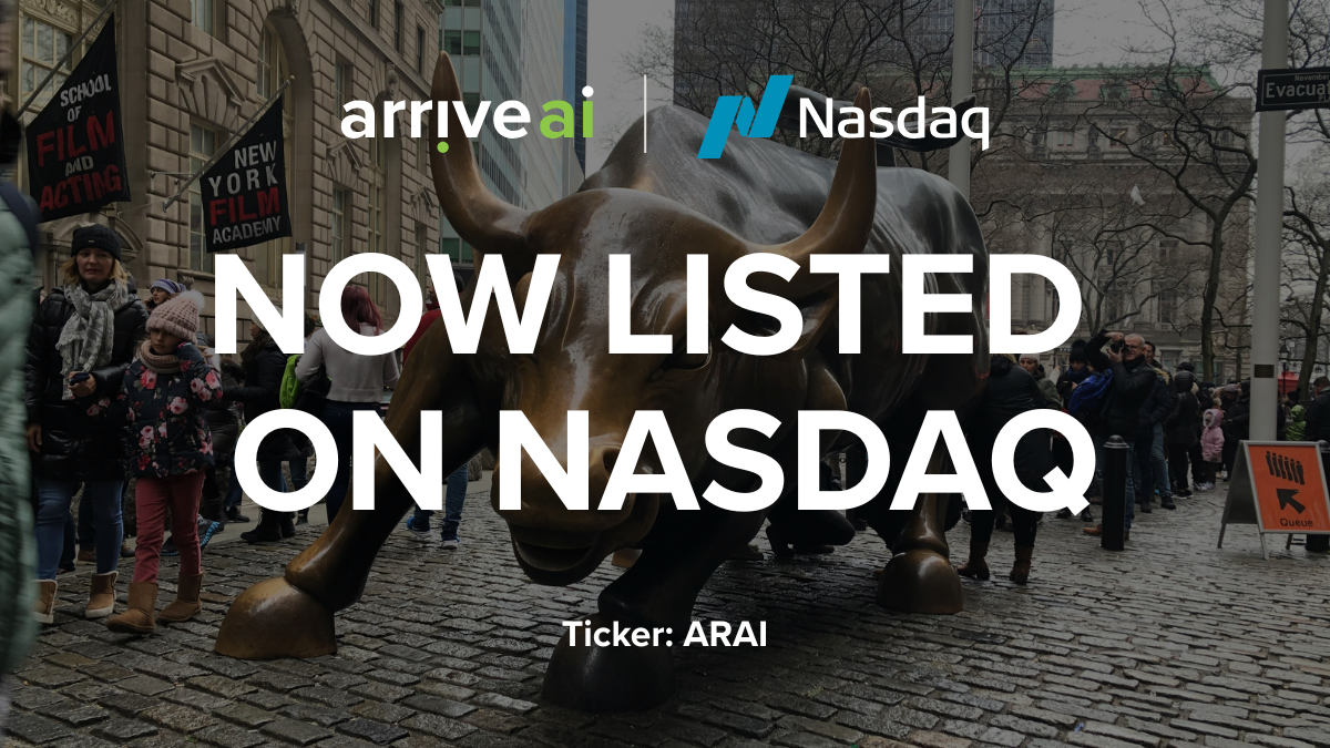 Arrive AI Now Trading on Nasdaq Stock Exchange as ARAI