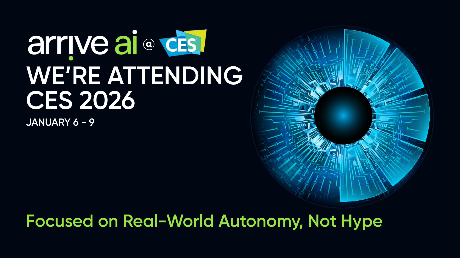 Arrive AI to Attend CES 2026 to Engage Industry Leaders on the Future of Autonomous Delivery and AI-Driven Logistics